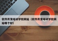 軟件開發(fā)培訓學校網(wǎng)站（軟件開發(fā)培訓學校網(wǎng)站哪個好）